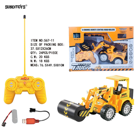 567-11 40MHz 5 Channels R/C Wheel Street Roller