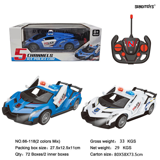 66-118 5 Channels 40MHz Open Door Remote Control Car
