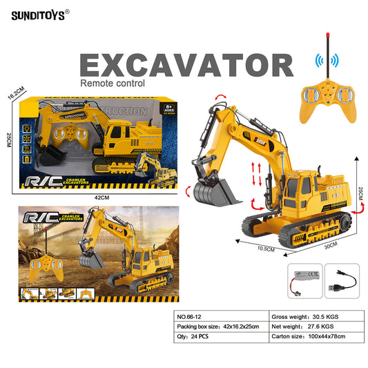 66-12 49MHz 12 Channels R/C Crawler Excavators
