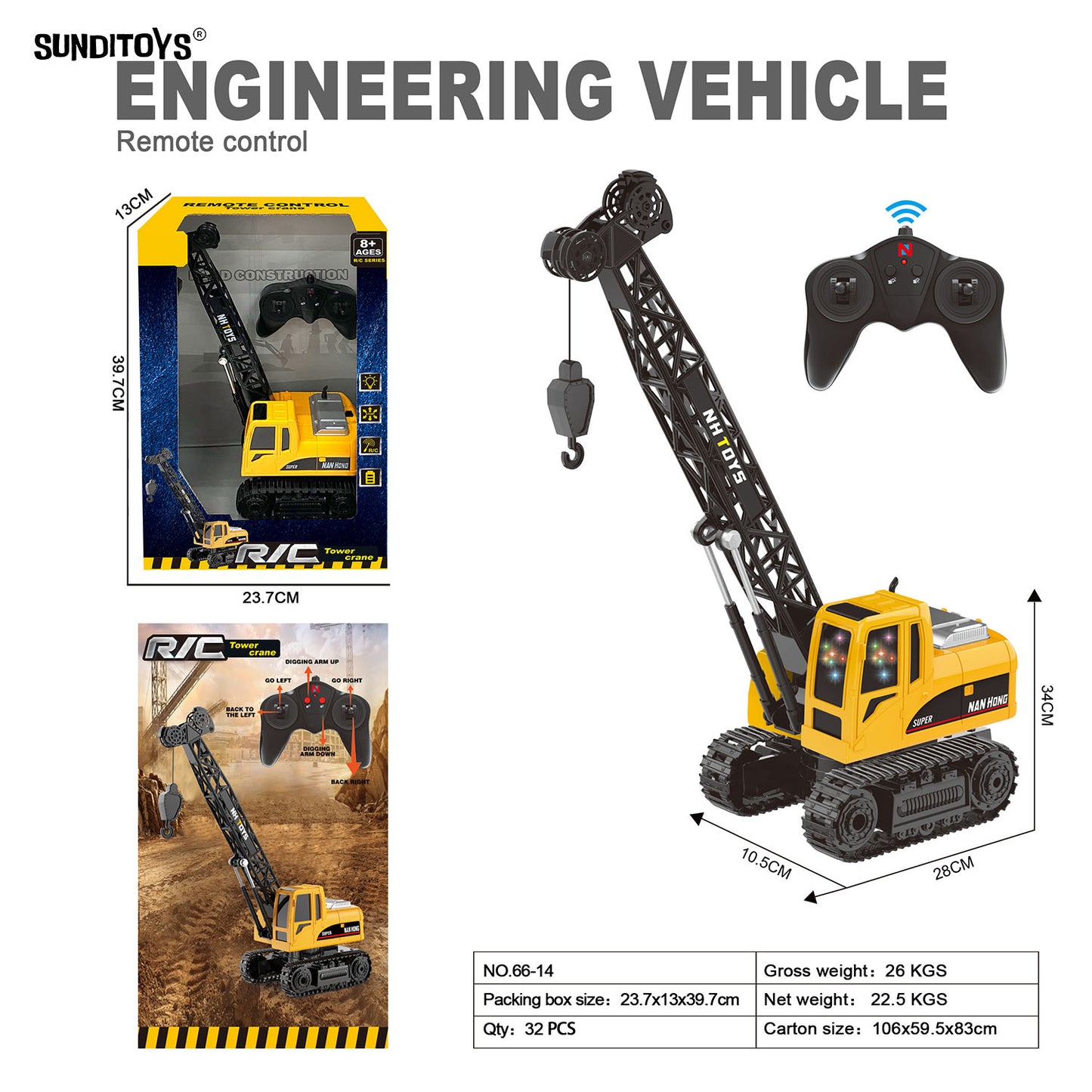 66-14 2.4GHz R/C Crawler Crane
