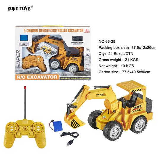 66-29 40MHz R/C Crawler Engineering Vehicle-Excavators