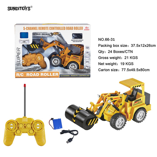 66-31 40MHz R/C Crawler Engineering Vehicle-Street Roller