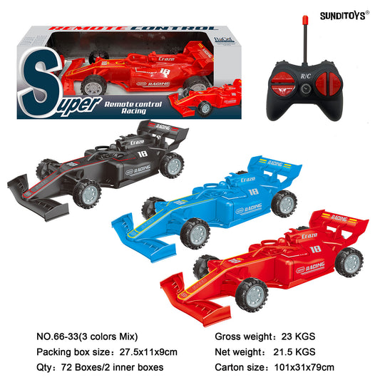66-33 27MHz F1 Equation Remote-controlled Racing car