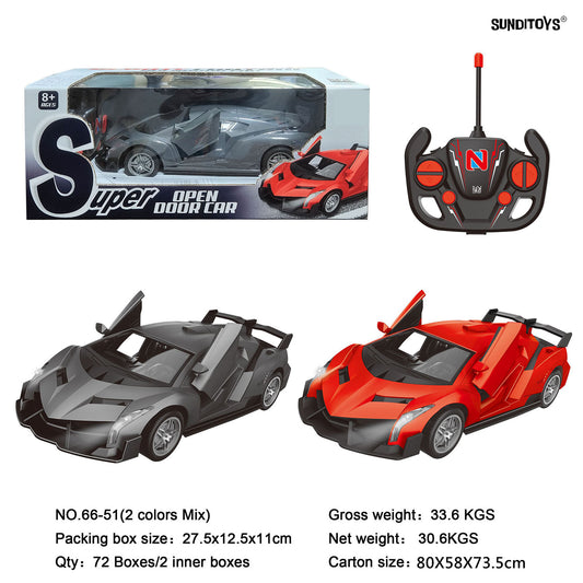 66-51 5 Channels 40MHz 1:18 R/C Car Opening Door