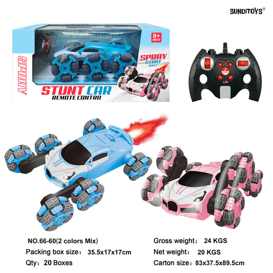 66-60 2.4GHz 6-WheelS Swing Arm Drift Stunt Car