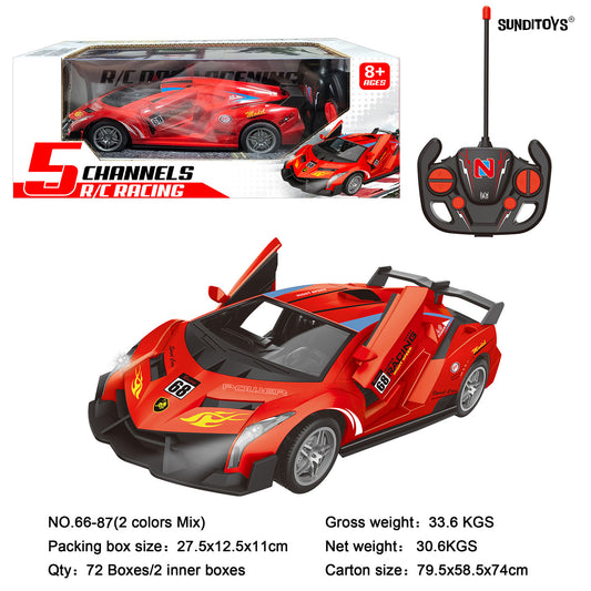 66-87 5 Channels 40MHz Open Door Remote Control Car