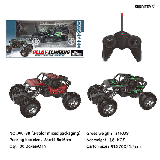 666-36 40MHz Four Wheel Alloy Stunt Off-road Climbing Vehicle