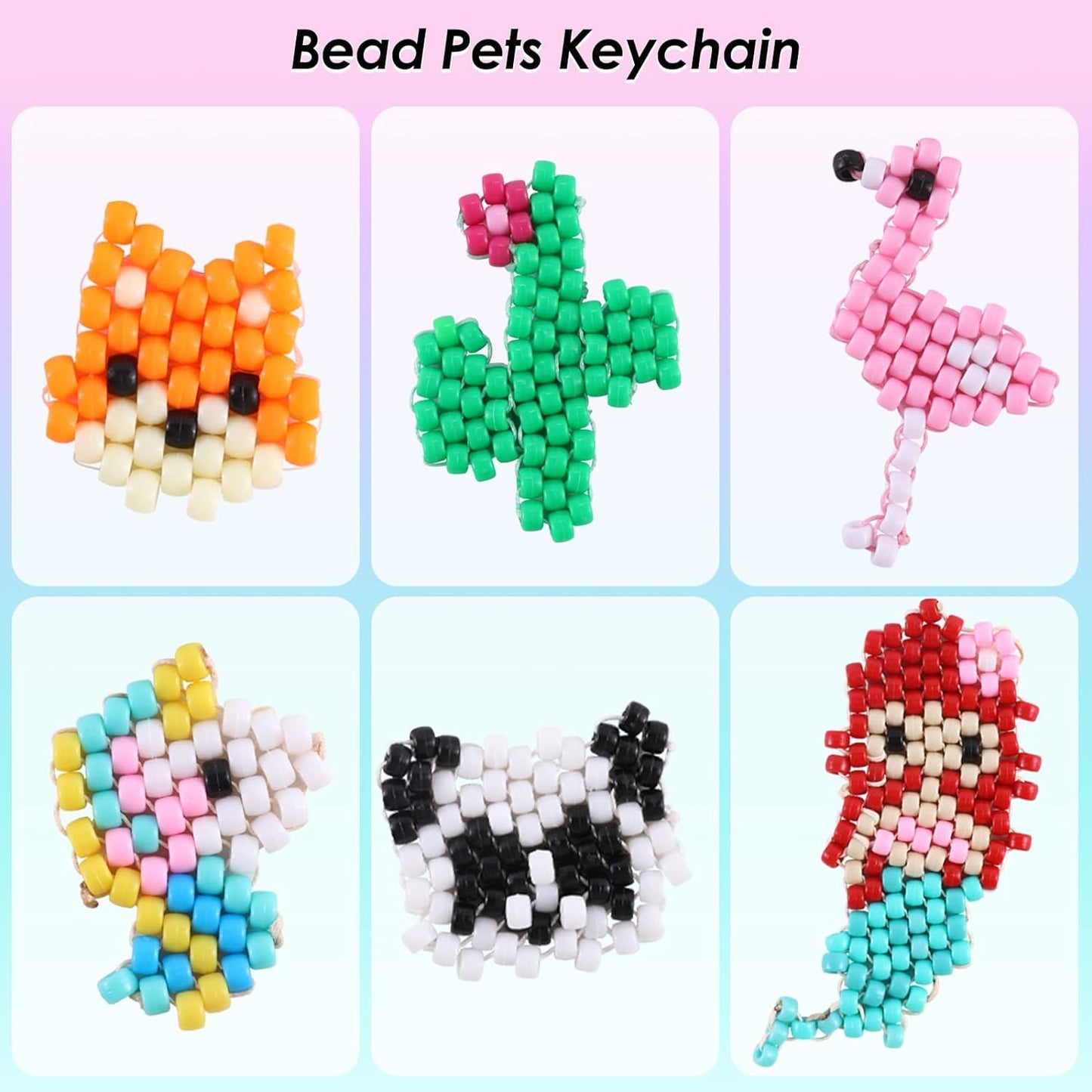 DIY Bead Pets Craft Kits #11613,14,15