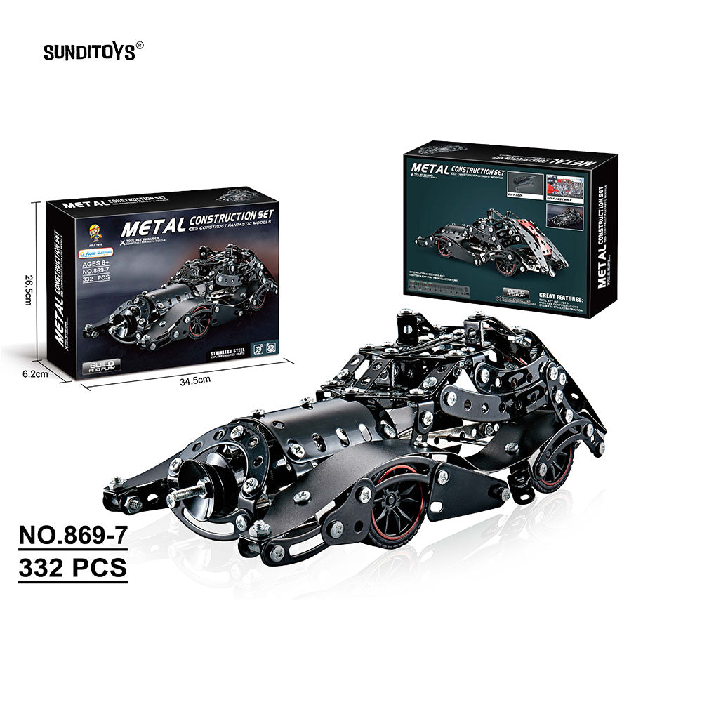 #869-7 Metal Block Car-332PCS