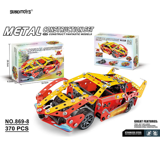 #869-8 Metal Block Racing Car-370PCS