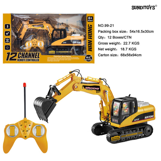 99-21 49MHz 12 Channels R/C Simulation Crawler Excavators