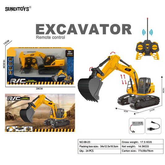 99-23 40MHz 5 Channels R/C Excavator
