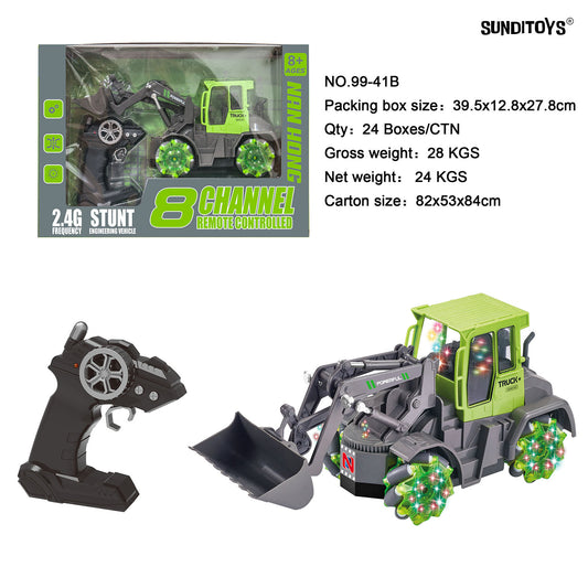 99-41B 2.4GHz 8 Channels R/C Bulldozer