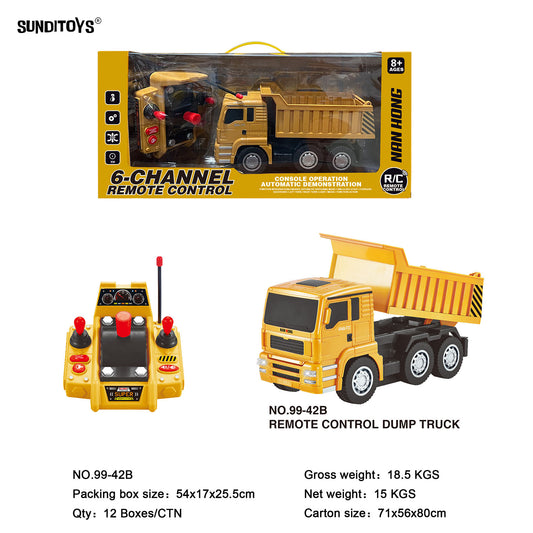 99-42B 40MHz 6 Channels R/C Multi Function Dump Truck