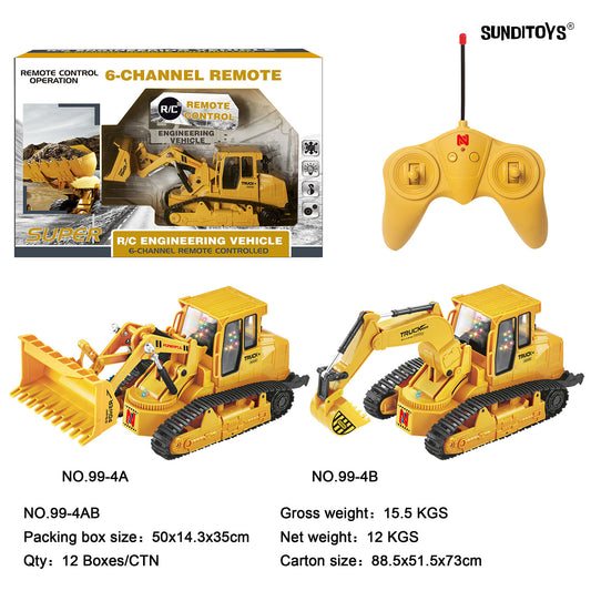 99-4AB 40MHz 6 Channels R/C Crawler Engineering Vehicle