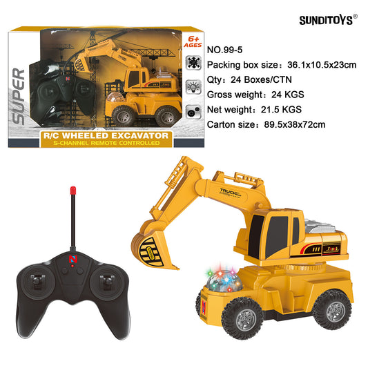99-5 40MHz 5 Channels R/C Multi Functional Excavator