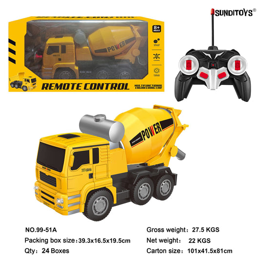 99-51A 40MHz 6 Channels R/C Mixer Truck