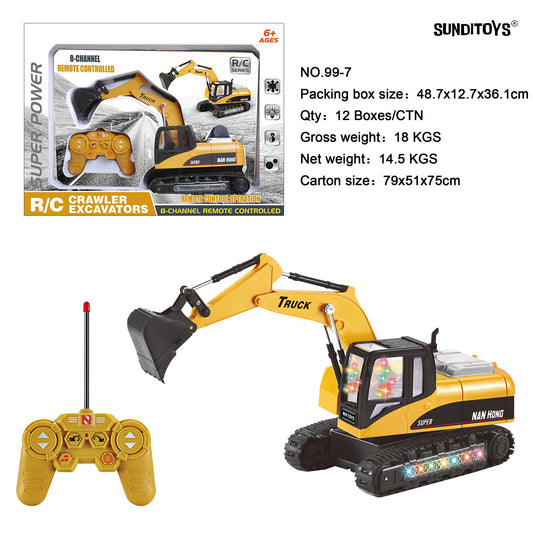 99-7 49MHz 8 Channels R/C Crawler Excavators