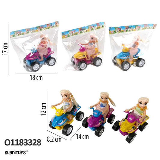 O1183328 Doll With Motorcycle
