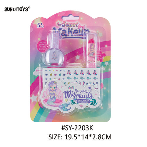 Sweet Makeup Blister Card #2203A,B,C,D,E,F,G,H,I,J,K