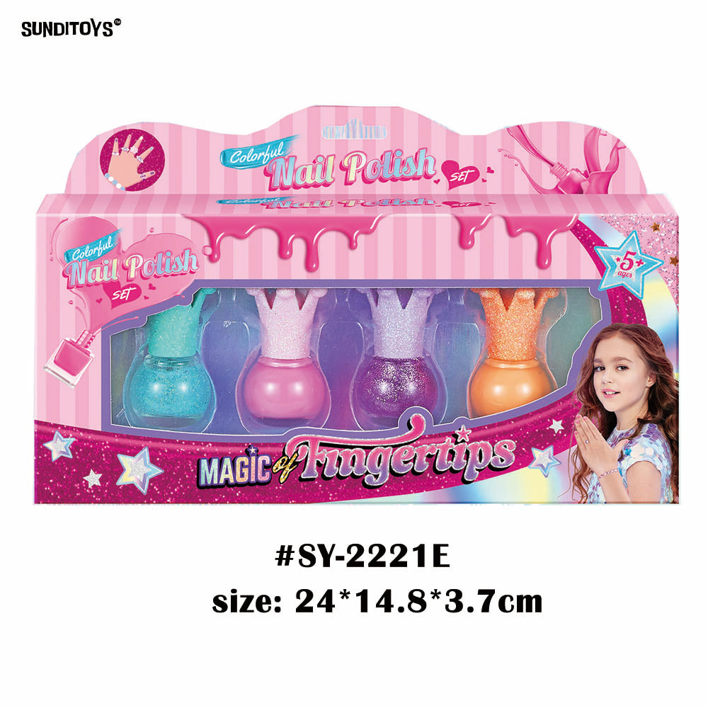 Princess Magic Kids Nail Polish #SY-2221A,B,C,D,E