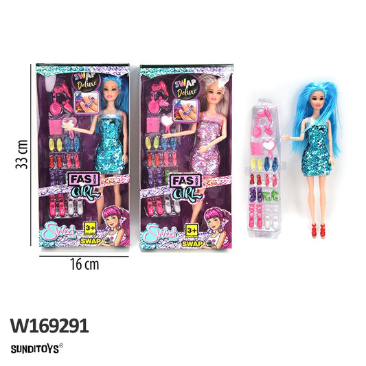 W169291 Doll With Accessories