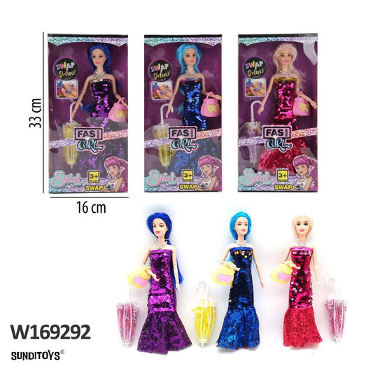 W169292 Doll With Accessories