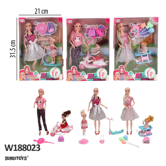 W188023 Doll With Accessories