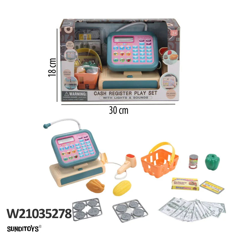 W21035278 Cash Register With Light And Sound