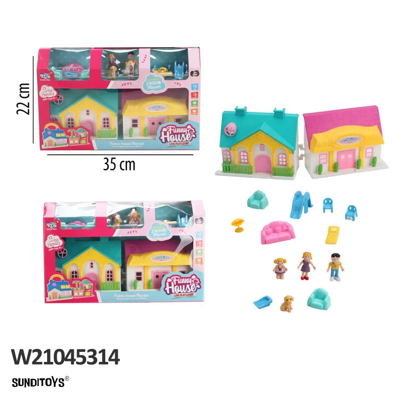 W21045314 Dollhouse With Accessories