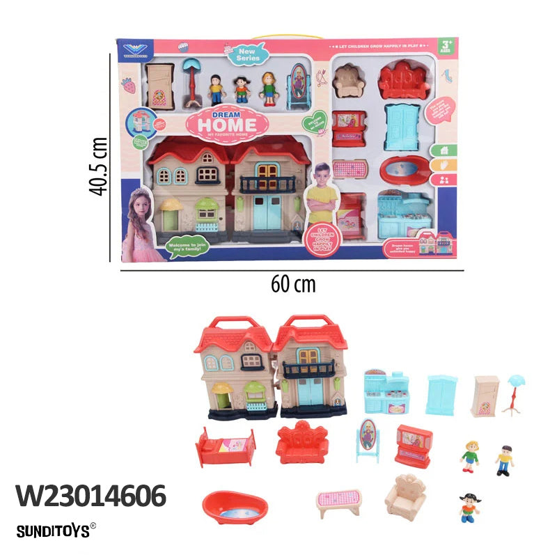 W23014606 Dollhouse With Accessories