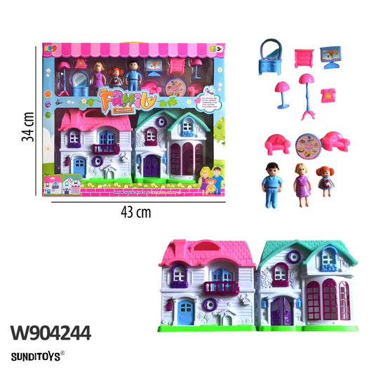 W904244 Dollhouse With Accessories